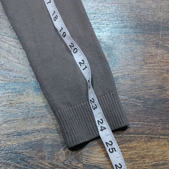 August Silk Brown Cardigan Preppy Sweater M Womens Silk Blend - Picture 10 of 12